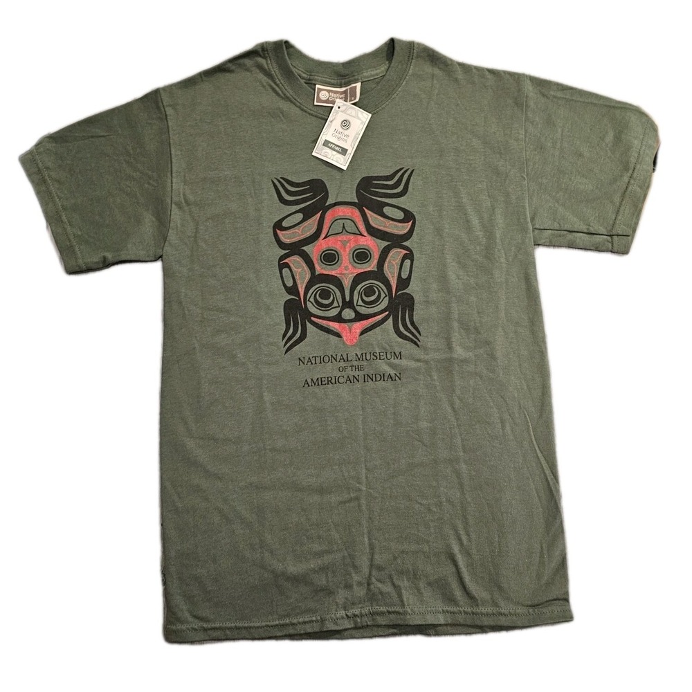Native Origins National Museum Native American Indian Frog Totem Tee Unisex S